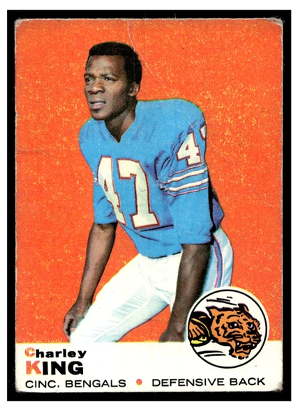 1969 Topps Football Charley King #79 VG front of card