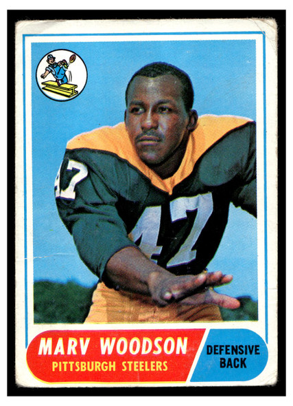 1968 Topps Football Marv Woodson #137 VG front of card