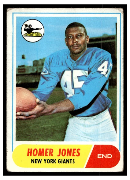 1968 Topps Football Homer Jones #31 VG front of card