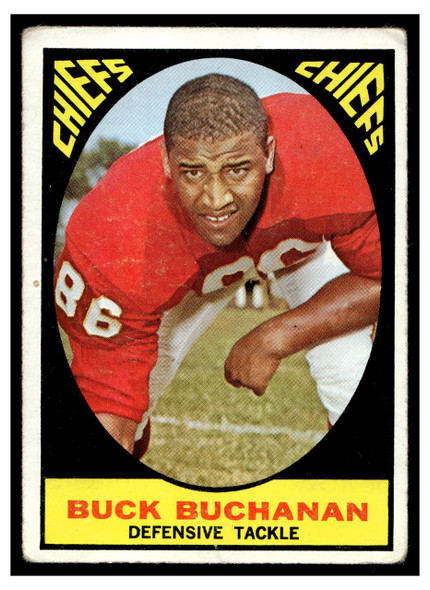 1967 Topps Football Buck Buchanan #71 VG front of card