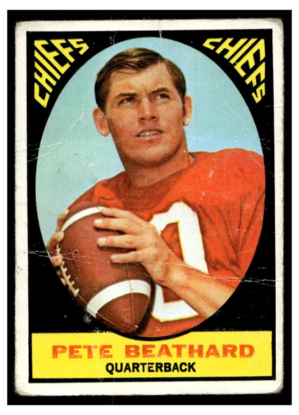 1967 Topps Football Pete Beathard #60 Poor front of card