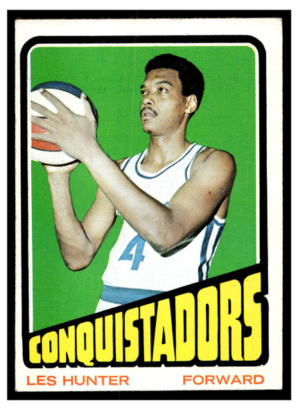 1972-73 Topps Basketball Les Hunter #217 VG-EX front of card