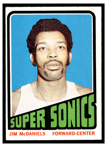 1972-73 Topps Basketball Jim McDaniels #137 VG-EX front of card
