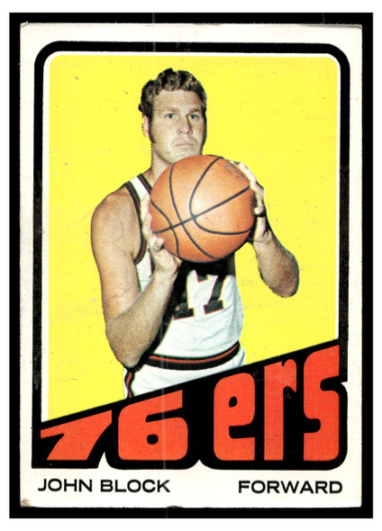 1972-73 Topps Basketball John Block #41 VG front of card