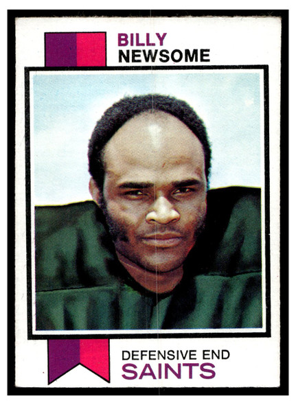 1973 Topps Football Billy Newsome #218 Low Grade front of card
