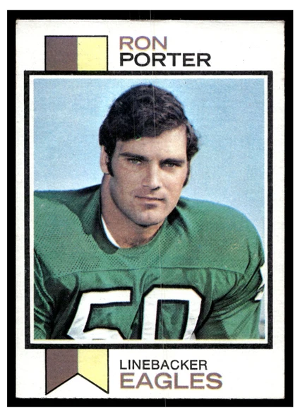 1973 Topps Football Ron Porter #342 Low Grade front of card