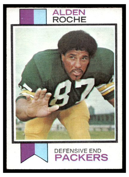1973 Topps Football Alden Roche #318 Low Grade front of card