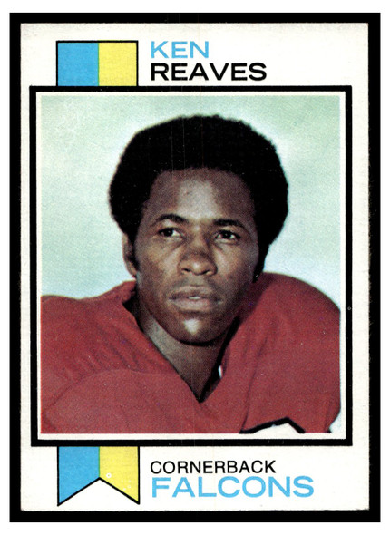 1973 Topps Football Ken Reaves #308 Low Grade front of card