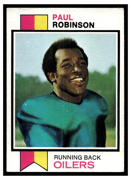 1973 Topps Football Paul Robinson #73 Low Grade front of card