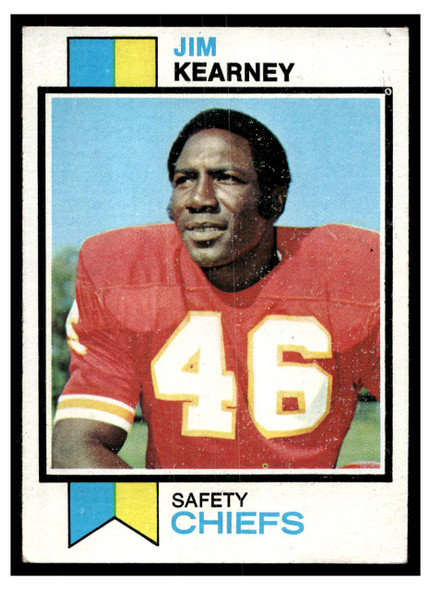 1973 Topps Football Jim Kearney #32 Low Grade — Example B front of card