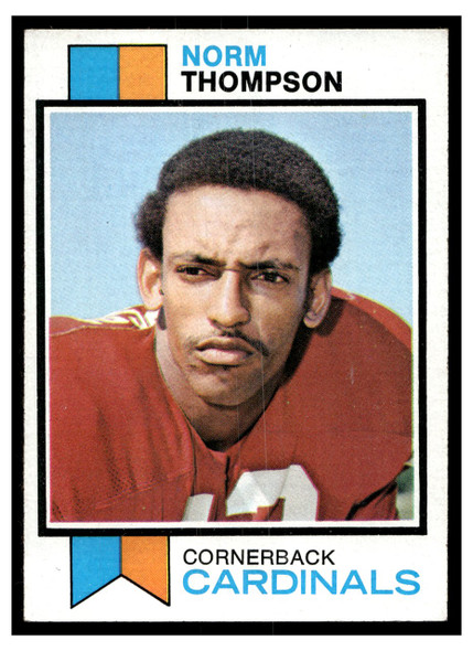 1973 Topps Football Norm Thompson #72 Low Grade front of card