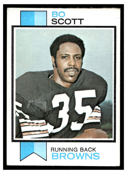 1973 Topps Football Bo Scott #509 Low Grade front of card