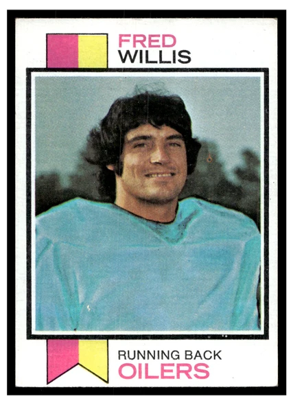 1973 Topps Football Fred Willis #396 Low Grade front of card