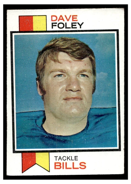 1973 Topps Football Dave Foley #94 Low Grade front of card