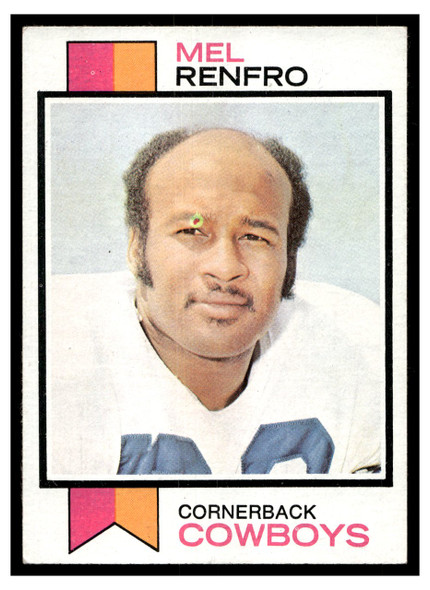 1973 Topps Football Mel Renfro #185 Low Grade — Example B front of card
