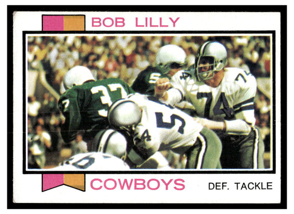 1973 Topps Football Bob Lilly #450 Low Grade front of card