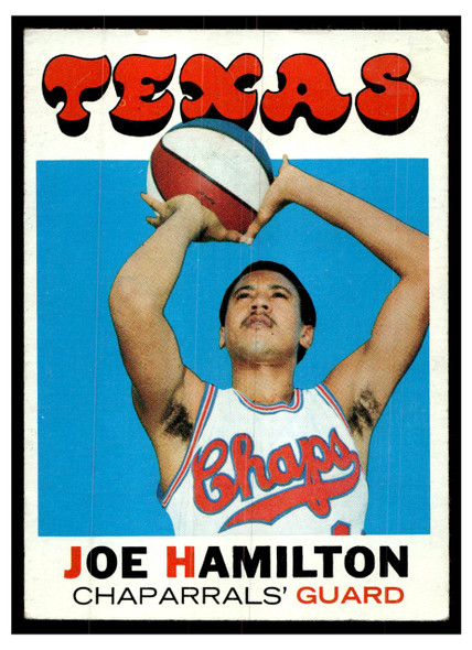 1971 Topps Basketball Joe Hamilton #164 Low Grade front of card