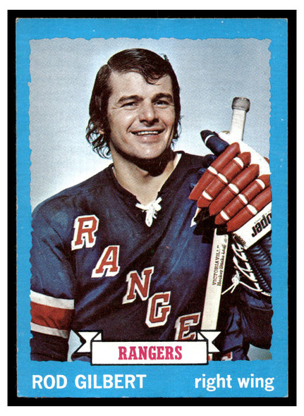 1973 Topps Hockey Rod Gilbert #88 Low Grade front of card