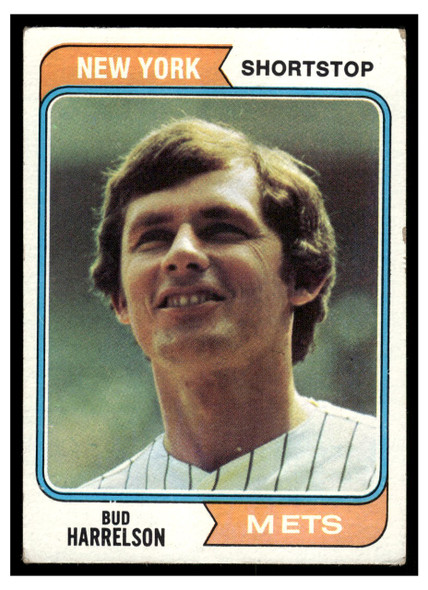1974 1974 Topps Baseball Bud Harrelson #380 Low Grade front of card