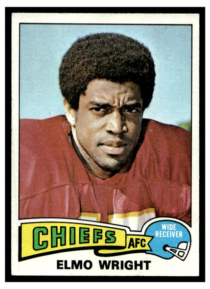 1975 Topps Football Elmo Wright #513 Low Grade front of card