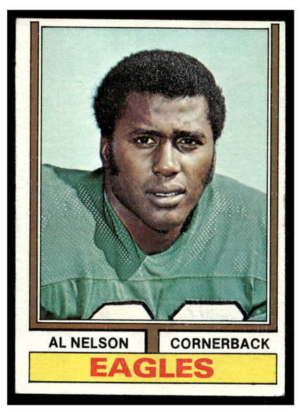 1974 Topps Football Al Nelson #73 Low Grade front of card