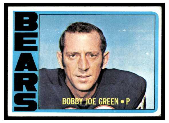 1972 Topps Bobby Joe Green #11 Low Grade — Example A front of card
