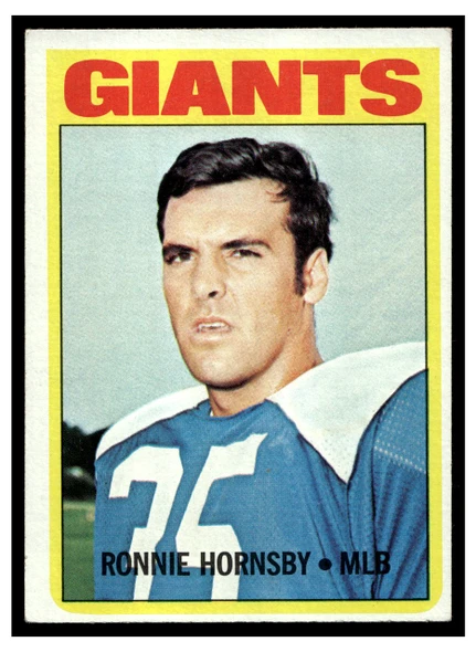 1972 Topps Ronnie Hornsby #16 Rookie Card Low Grade — Example B front of card