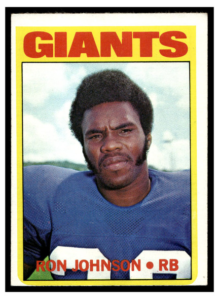 1972 Topps Ron Johnson #207 Low Grade front of card