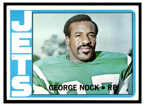 1972 Topps George Nock #212 Rookie Card Low Grade — Example A front of card