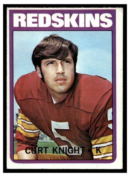 1972 Topps Curt Knight #51 Low Grade - Creases front of card