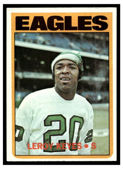 1972 Topps Leroy Keyes #201 Rookie Card Low Grade front of card