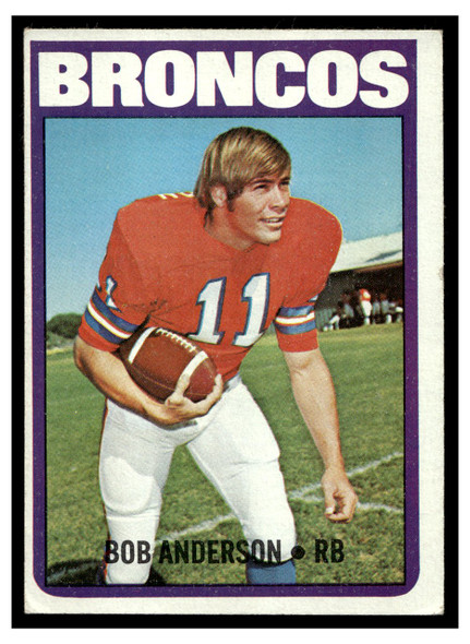 1972 Topps Bob Anderson #154 Low Grade - Creases front of card