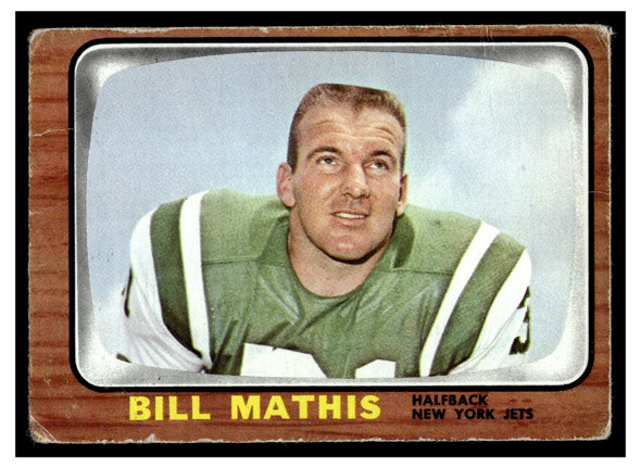 1966 Topps Bill Mathis #94 Low Grade - Creases front of card