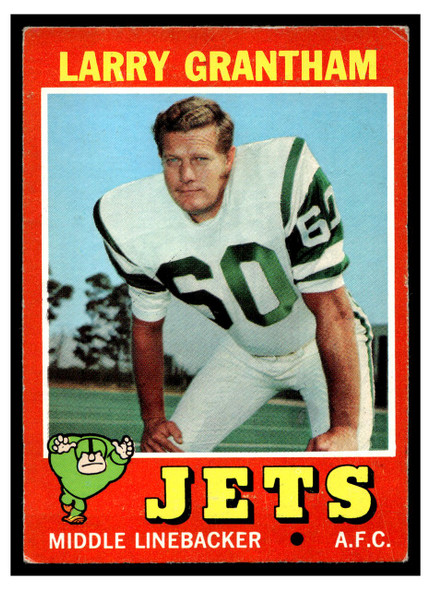 1971 Topps Larry Grantham #228 Low Grade - Creases front of card