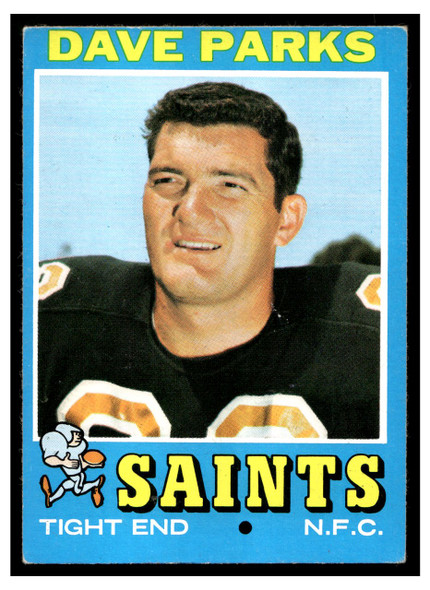 1971 Topps Dave Parks #37 Low Grade front of card