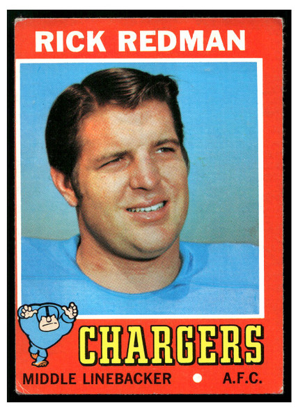 1971 Topps Rick Redman #42 Low Grade — Example A front of card