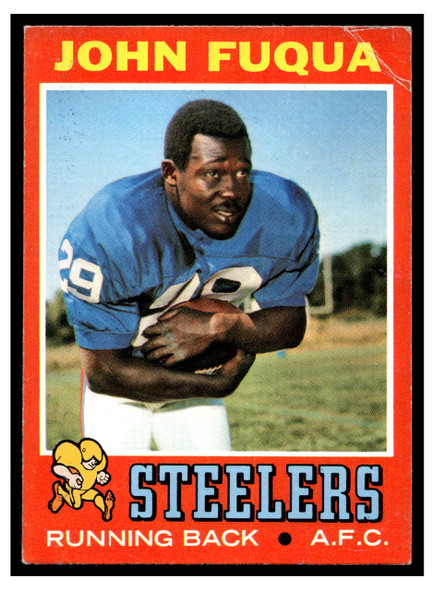 1971 Topps John Fuqua #76 Rookie Card Low Grade front of card