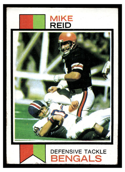 1973 Topps Mike Reid #420 Low Grade front of card