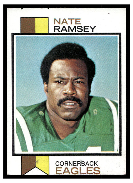 1973 Topps Nate Ramsey #482 Low Grade — Example B front of card