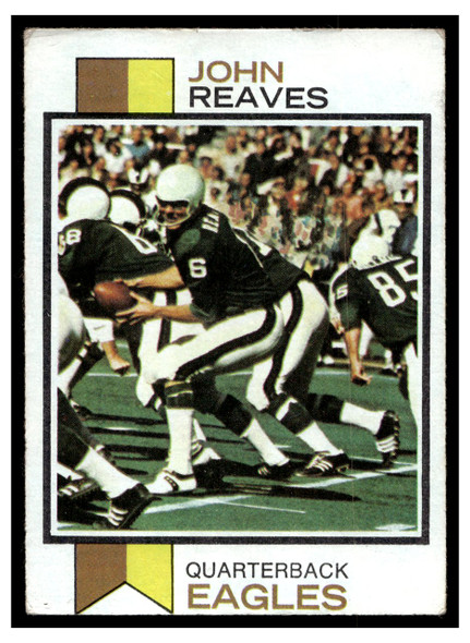 1973 Topps John Reaves #372 Rookie Card Low Grade front of card