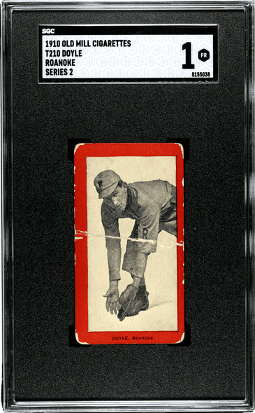 1910 T210 Frank Doyle Old Mill SGC 1 front of card