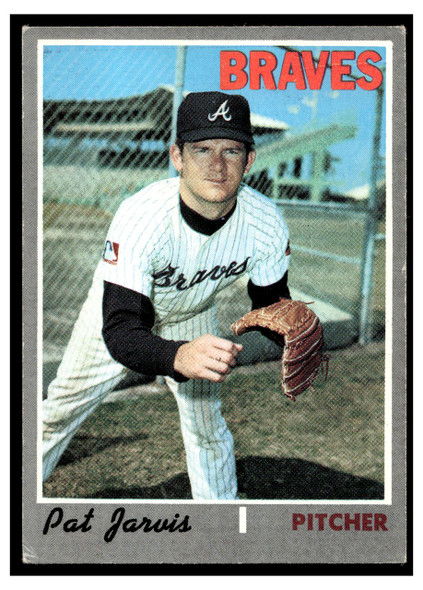 1970 Topps Pat Jarvis #438 Low Grade front of card