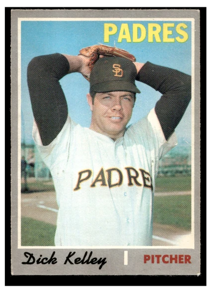 1970 O-Pee-Chee Dick Kelley #474 Good front of card
