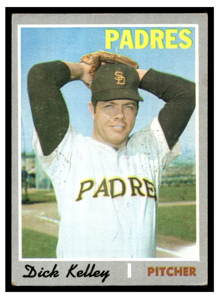 1970 Topps Dick Kelley #474 Low Grade front of card
