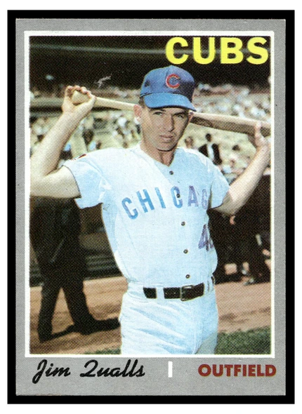 1970 Topps Jim Qualls #192 Low Grade — Example A front of card
