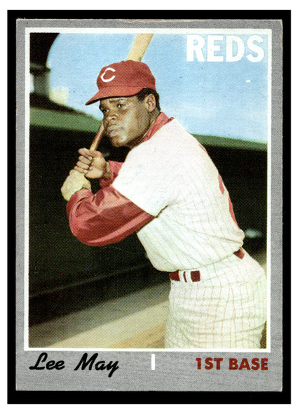 1970 Topps Lee May #225 Low Grade front of card