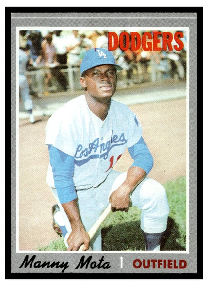 1970 Topps Manny Mota #157 Low Grade front of card
