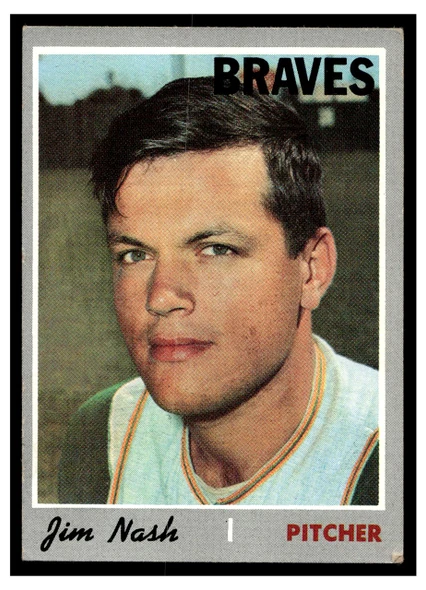 1970 Topps Jim Nash #171 Low Grade front of card
