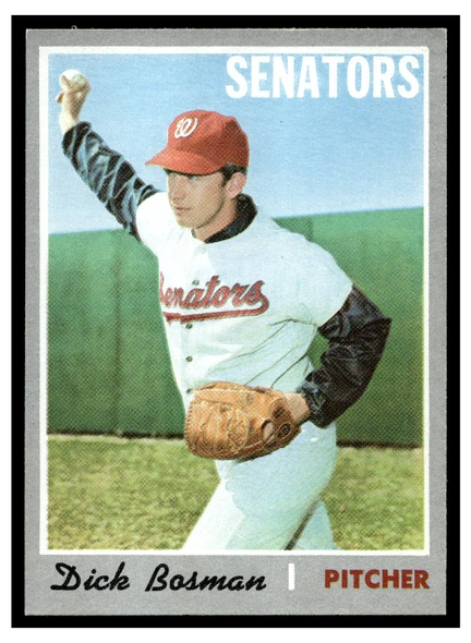 1970 Topps Dick Bosman #175 Low Grade front of card