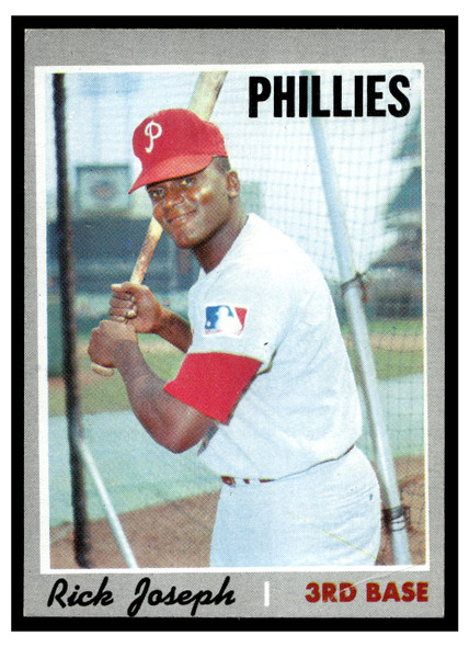 1970 Topps Rick Joseph #186 Low Grade - Creases front of card